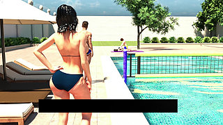 Matias Caught Alfred Massaging His Stepmom Big Boobs On Swimming Pool