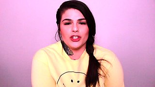 Real blonde amateur giving a POV blowjob