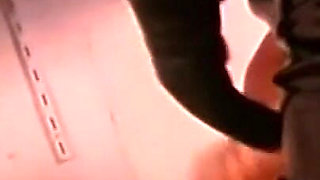 Mature Brunette Stretched Wide by Gloved Fist in Garage