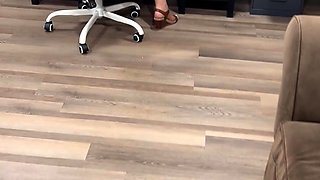Beautiful Brunette Foot Fetish