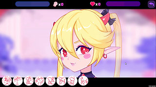 Hentai Game - Elf Girl Pinball  - Sexy Succubus with a Slender Body in a Raw, Tight Sex Session