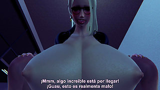 OFFICE SEX WITH SUPER BUSTY WET STEPMOM - 3D HENTAI