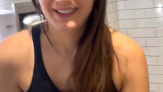 Emo teen Becka solo webcam masturbation