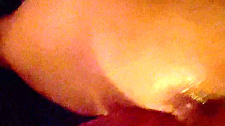 Penetrating her tight pussy from behind