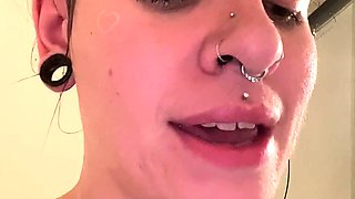 Small titted brunette amateur anal nailed at home