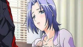 Redhead Hentai Schoolgirl Gets Double Creampie in Dorm Orgy