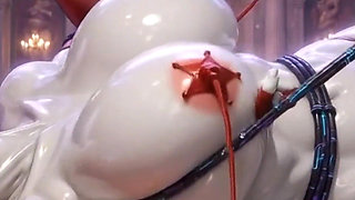 3D Hentai Cowgirl Doll - Smart Ropes Control & Float Ahegao