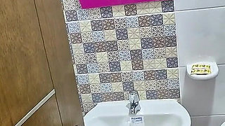 Wife Is a Bit Shy When I Discover Her in the Bathroom.