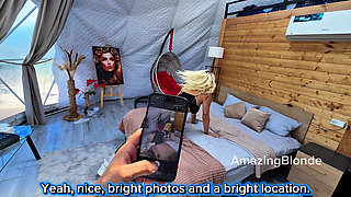Met a Guy in a Mountain Dome Hotel and Gave Him a Blowjob