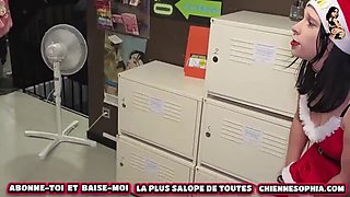 Sex Shop Gangbang with Chienne Sophia - Big Tits MILF Gets Bukkaked & Creampied