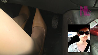 Brake Failure in Pointing Pumps and Nude Stockings