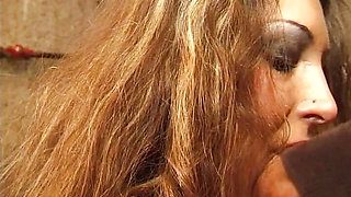 Anal sex with a superb French brunette