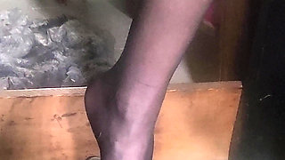 Goode Girl Black Pantyhose Foot Worship POV JOI