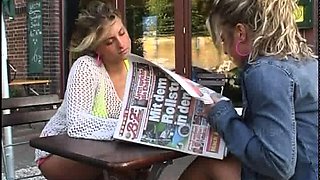 German Blonde Outdoor Fuck