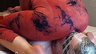 Cruelqueen - Mummified Face Sitting And Farting In Chastity