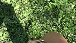 Hairy MILF Hera Harding Outdoor Doggy Style Fuck with Pee Bonus