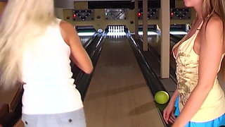 Big Titted Lesbian Lady From France Playing with Her GF