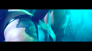 Femdom Gimp Ass Stretched Wide by Dominant Fingers