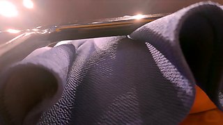Close up Outdoor bdsm dorm handjob outdoor