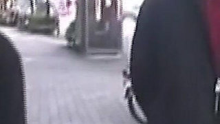 Mature Asian Couple Enjoys Risky Public Breast Play