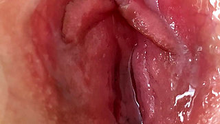 Extreme Close up Wet Pussy and Clit Orgasm