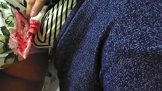 Shameless Teen Venus And Rider Public Sex - Stranger Slides Dick Under Skirt & Cums Hard in Crowded Subway