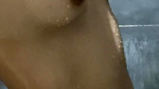 Beautiful and sexy Kitty Kat debut by showering nude
