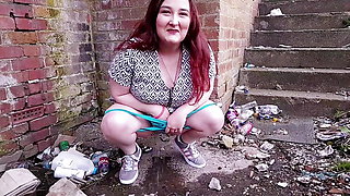 Adorable British Girl Pissing In Public - Tilly D