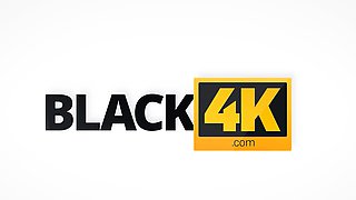 BLACK4K. Winsome white gal has affair with black DJ