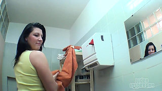 Mouth Velvet on the Women's Toilet