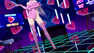 [mmd] Haku -i Will Be Yours Anal Plug Pussy Double Succubus Pattern Pink Erotic Fun Uniform