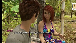 Hentai visual novel with cartoon porn featuring vaginal action