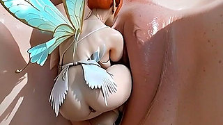 Giantess Gets Orgasm From Fairy Inside Her Vagina