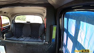 Fake cab - nikki fox shows off her trimmed hungarian vagina enjoys knob