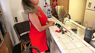 Stepmom gets pics for anniversary of secretary sucking