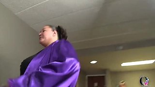 Smurf Muscle MILF Anal Fuck - Big Clit Latina BBW HD Video