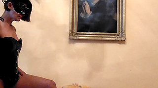 Slowly, nicely, you fucking slave. Your motherfucker! You still have a lot to learn. You're lucky to have your Goddess here