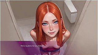 Car Toon In Horny Cheating Wife Fucked By A Stranger In Public Toilet - 3d Hentai Animated Porn - Mila Ai