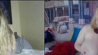 Slutty amateur flashing her big boobs in the backseat