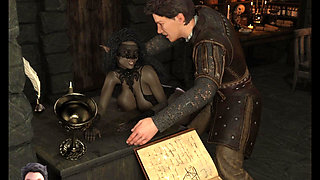 Dark Goblin in Lingerie