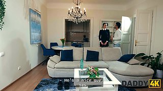 Daddy4k. wednesday couldn't treat herself from cheating on her boyfriend and sucking Big Black Cock