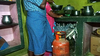 Village girl kichen doggy style