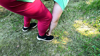 Completely Naked in the Cornfield the Breasts Beaten