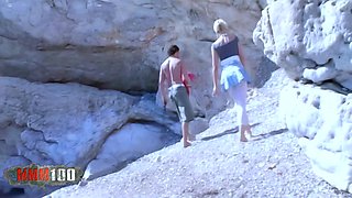 Beach fuck with stunning Spanish MILF Betty Davis - MMM100