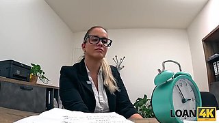 Hot Library Girl Jennifer Mendez Seduced in Office - Big Tits, Stockings & Sex Toys