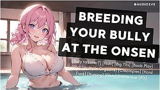 [f4m] Breeding Your Bully At The Onsen Slutty Femdom Asmr Audio Roleplay