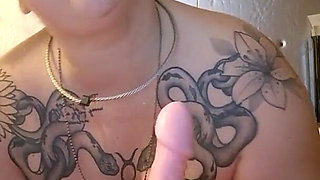 POV Sloppy Dildo BJ