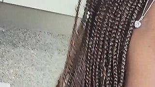 Sweaty Armpits Boobs Bouncing While Cleaning the Kitchen