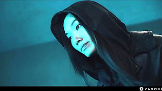 Leana and Lucy's vampire hentai sex