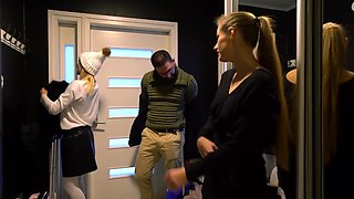 Miriam More and May Thai love office orgy - Jacquie et Michel TV